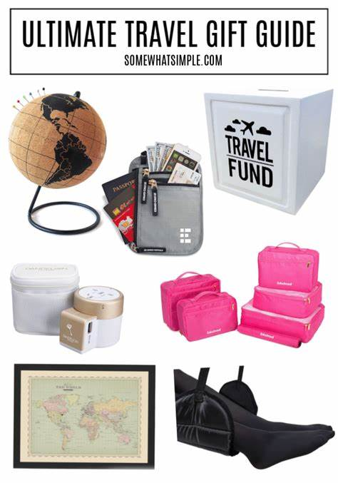 Various thoughtful gifts for solo travelers