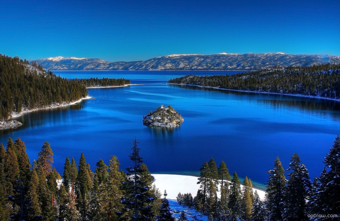 Lake Tahoe in december